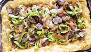 Deep Dish Spaghetti Squash Pizza Casserole - Eat-in WIth YiaYia