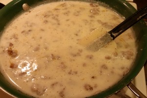 Old Fashioned Sausage Gravy & Biscuits - Eat-in With YiaYia