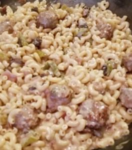 Chicken Meatball Alfredo Mac - Eat-in With YiaYia