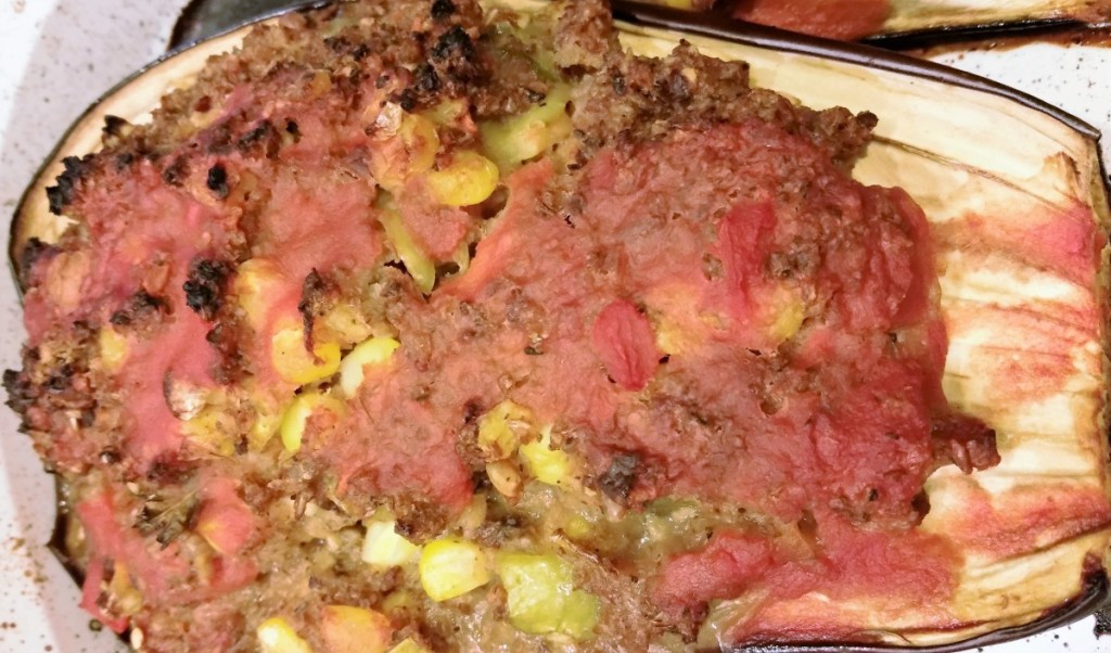 Stuffed Eggplant - Eat-in With YiaYia