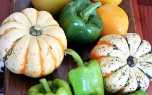 Stuffed Carnival Squash - Eat-in WIth YiaYia