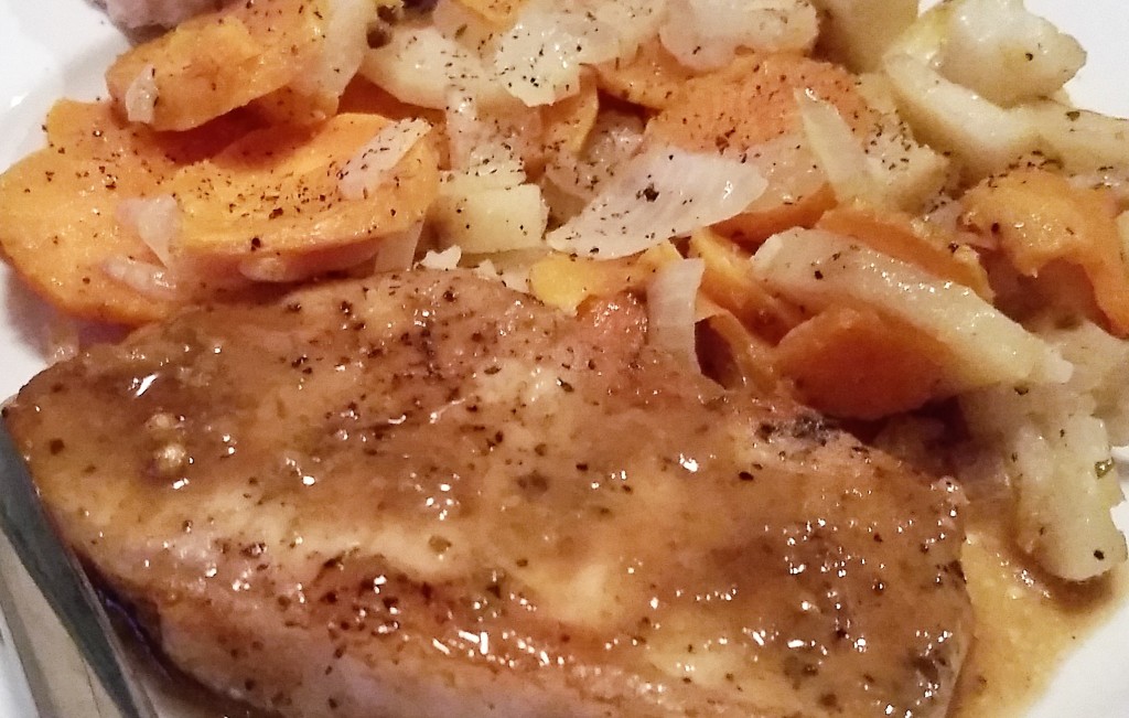 Maui Waui Pork Chops & Potatoes - Eat-in With YiaYia