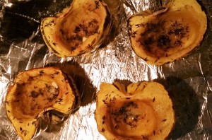 Stuffed Carnival Squash - Eat-in WIth YiaYia