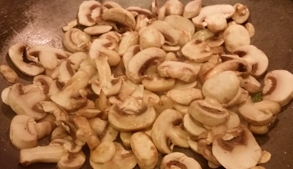 Braised Asparagus with White Mushrooms - Eat-in With YiaYia