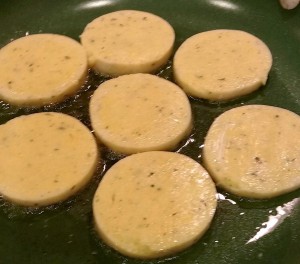 Polenta with Avocado Pesto - Eat-in WIth YiaYia