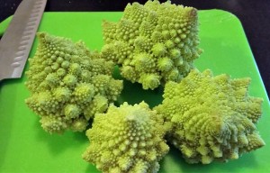 Romanesco Crunch Salad - EatinWithYiayYia.com