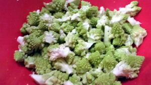 Romanesco Crunch Salad - EatinWithYiayYia.com