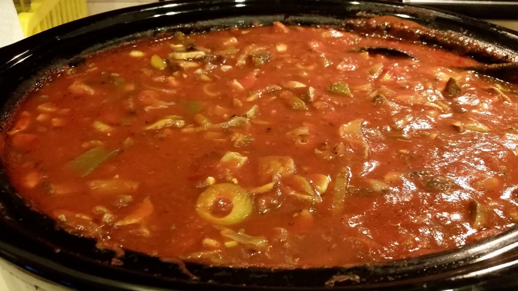 Vegan Suga alla Puttanesca - EatinWithYiayYia.com