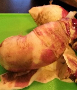 Rutabaga alla Puttanesca - EatinWithYiayYia.com