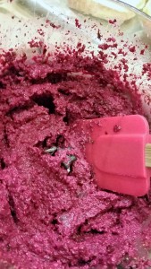 Beet Pesto & Goat Cheese Batard - EatinWithYiayYia.com