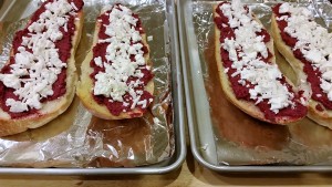 Beet Pesto & Goat Cheese Batard - EatinWithYiayYia.com