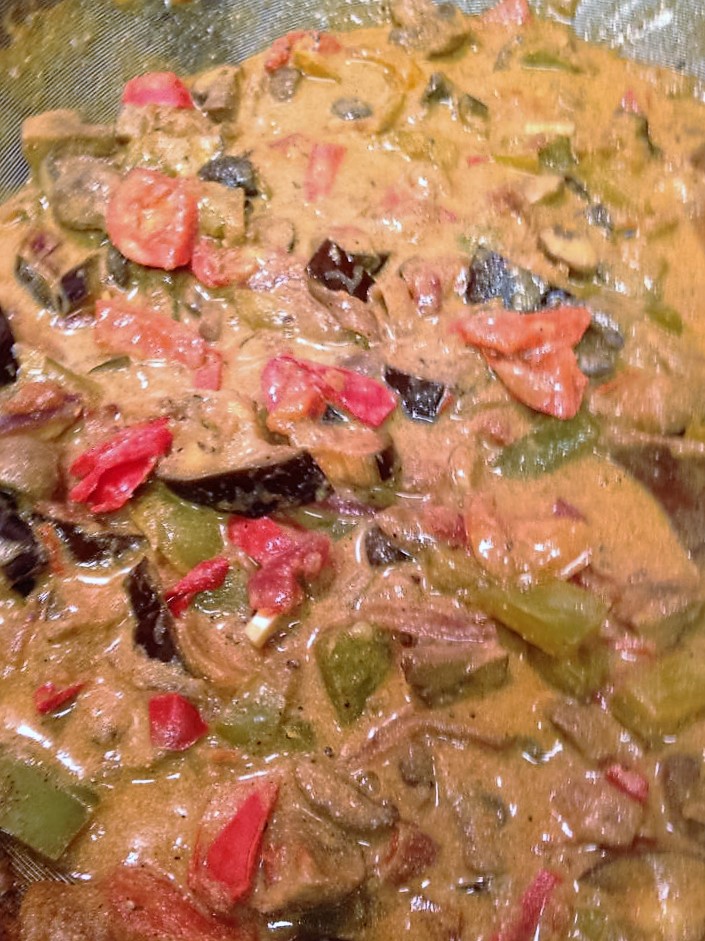 Vegan Paprikash - EatinWithYiayYia.com