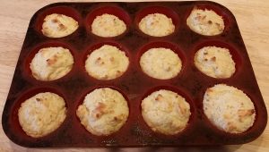 Low Carb Cheesy Garlic Biscuits - EatinWithYiaYia.com