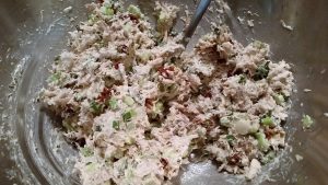 Sun-dried Tomato & Rosemary Chicken Salad - EatinWithYiaYia.com